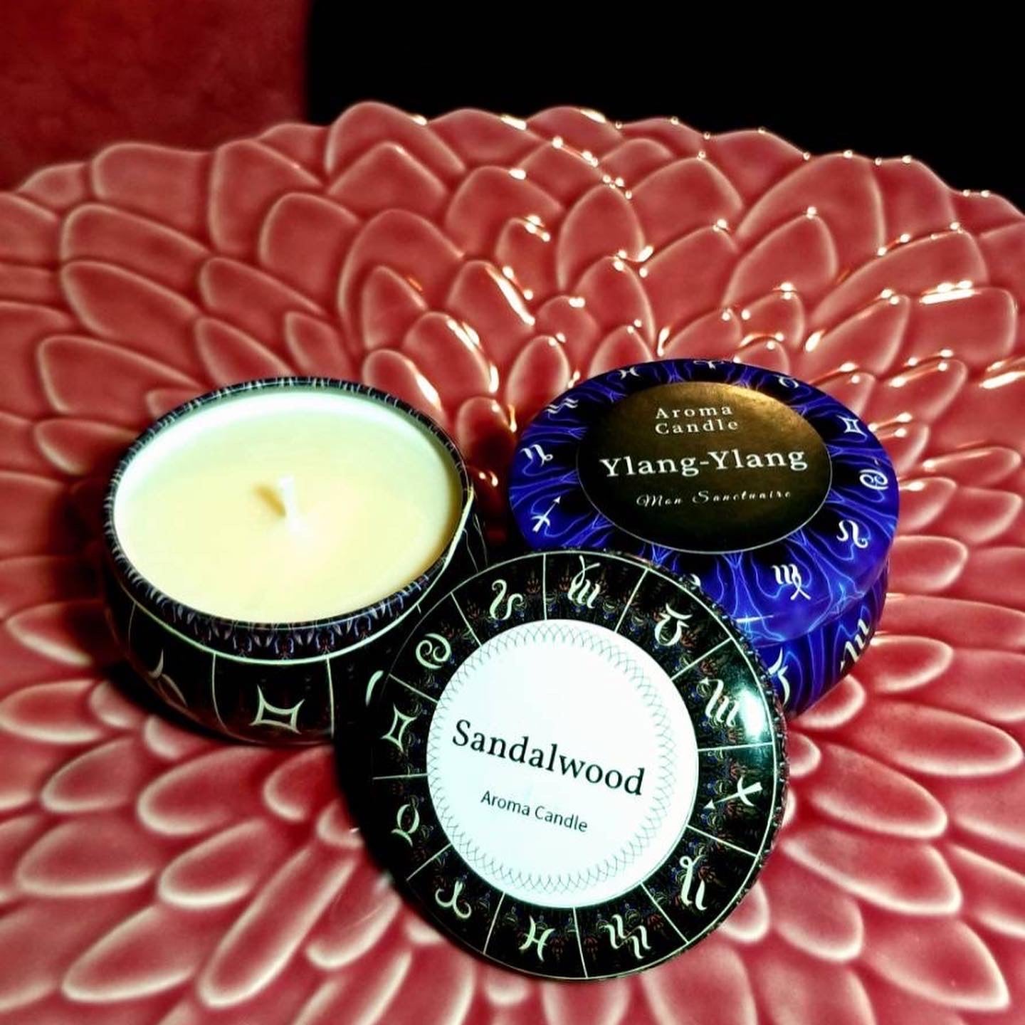 Set of 4 aroma candles Mon Sanctuaire Constellation can