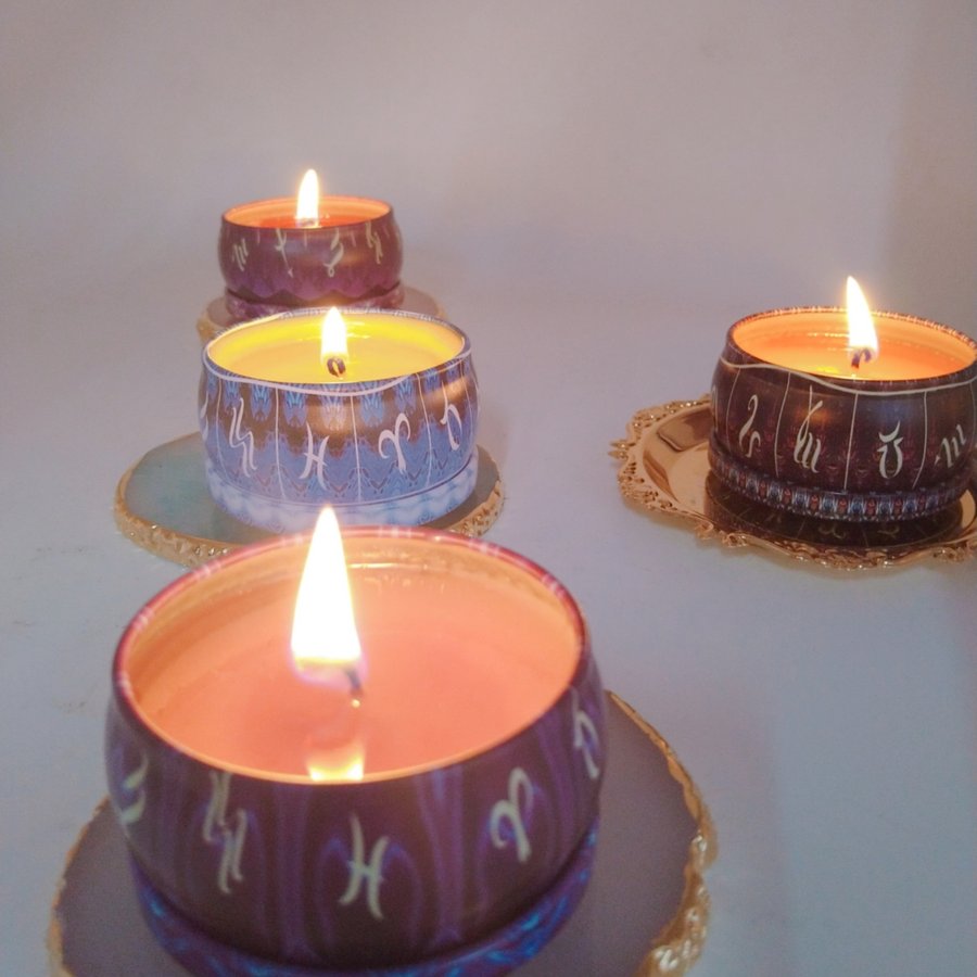 Set of 6 aroma candles Mon Sanctuaire Constellation can series
