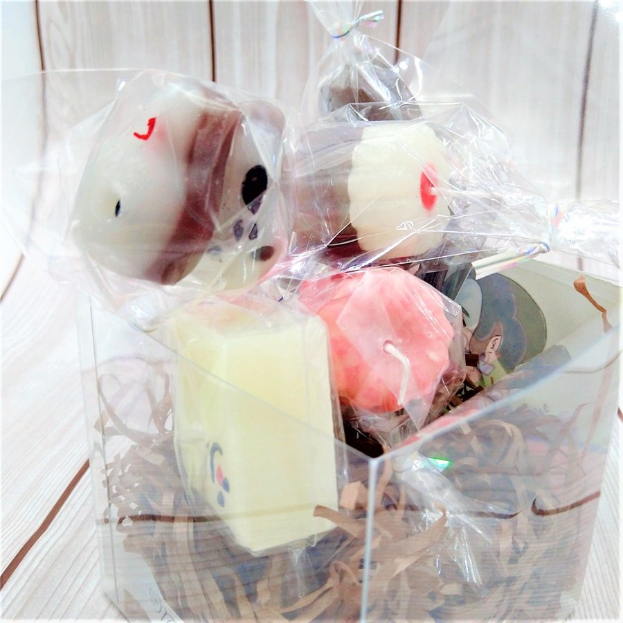 Heart-throbbing Petit Candle Assortment ~ Handmade Sweets Candle Series ~ CD13SET-BCF