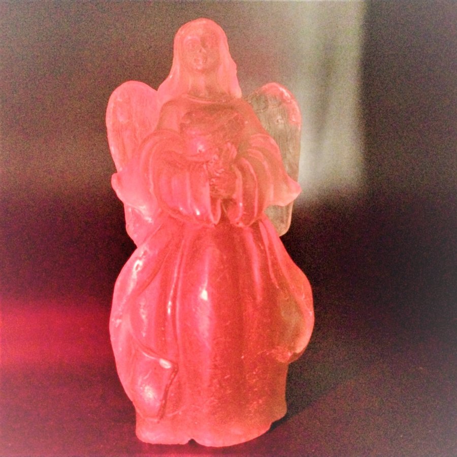 Healing and warmth icon series A statue of a heart carried by an angel Jade jade green so023GR-ABZ