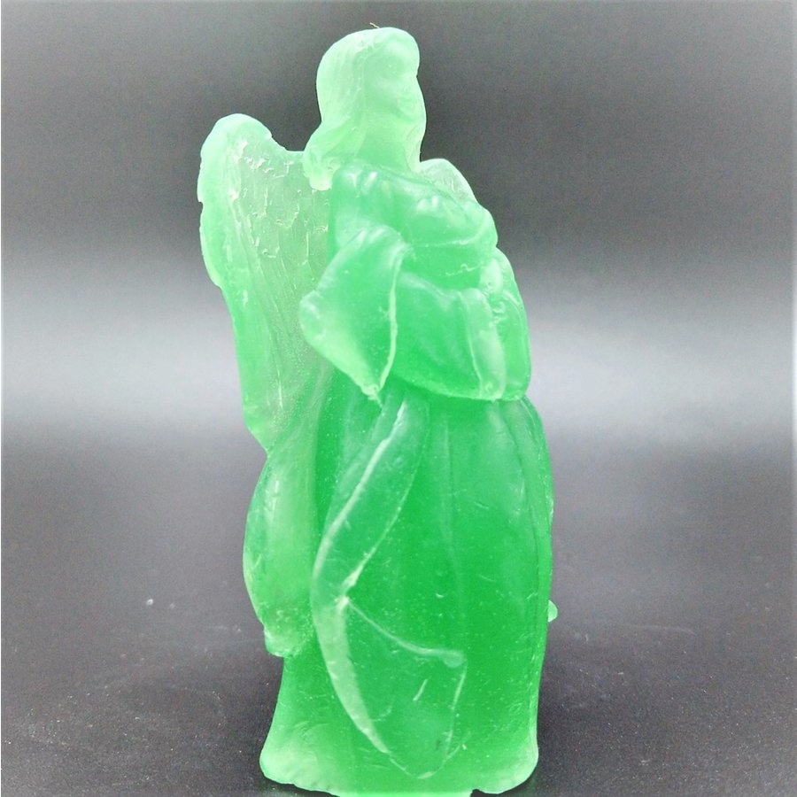 Healing and warmth icon series A statue of a heart carried by an angel Jade jade green so023GR-ABZ